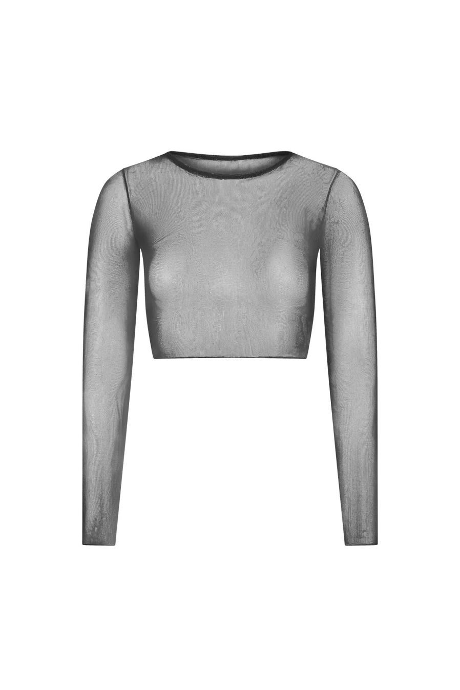 GIGI C Women's Caroline Mesh Crop Top - Breathable Fashion Tee for Summer